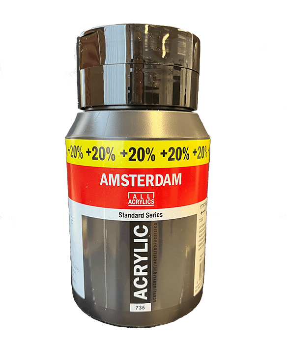 Amsterdam standard 735 Oxide black i 500 ml Høj kvalitets akrylmaling