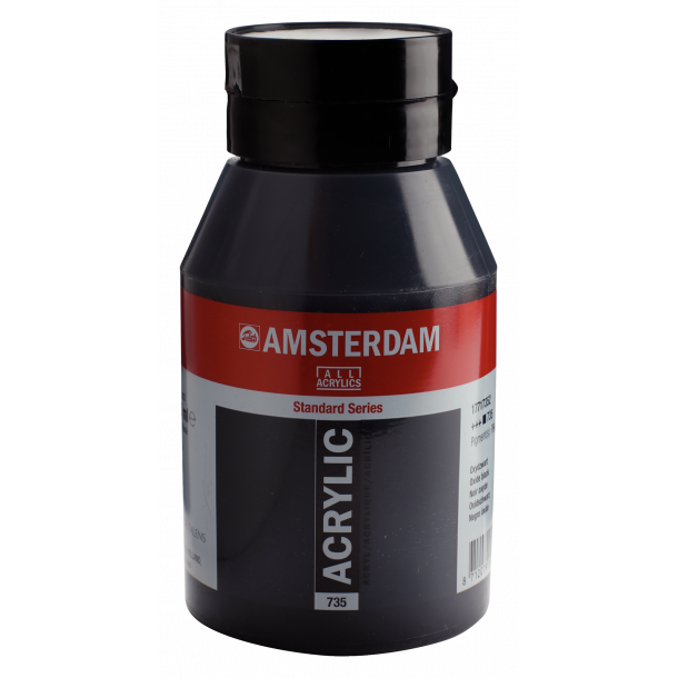 Amsterdam standard akrylmaling 735 Oxide black - 1000 ml