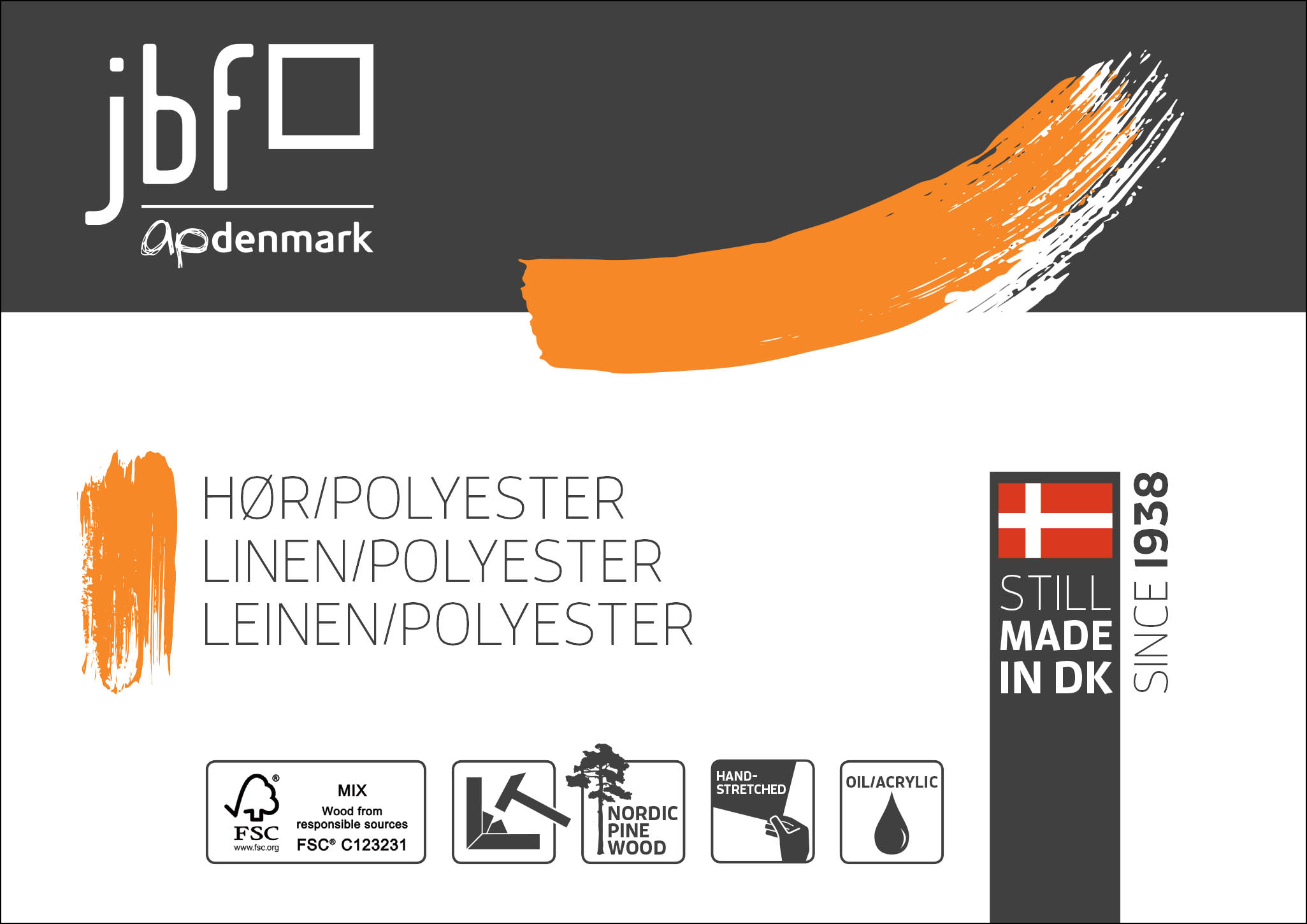 Organisk hørlærred