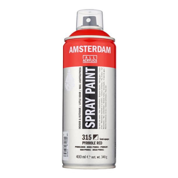 Amsterdam Akrylspray 315 Pyrrole red - 400 ml