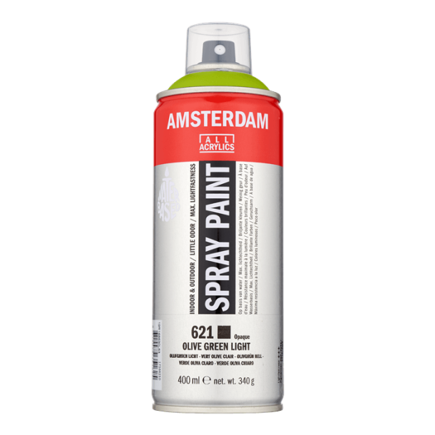 Amsterdam Akrylspray 621 Olive green Light - 400 ml