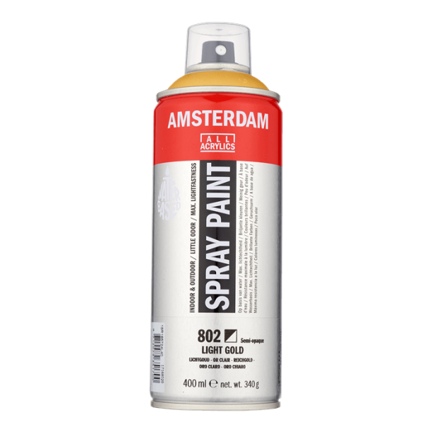Amsterdam Akrylspray 802 Light gold - 400 ml