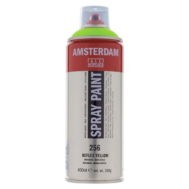 Amsterdam Akrylspray 256 Reflex yellow - 400 ml