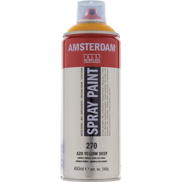 Amsterdam Akrylspray 270 Azo yellow Deep - 400 ml