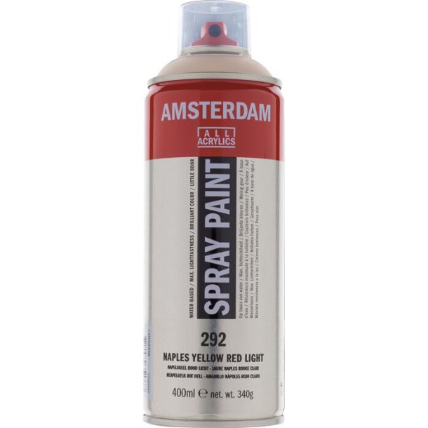 Amsterdam Akrylspray 292 Naples yellow red Light - 400 ml