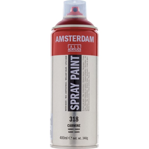 Amsterdam Akrylspray 318 Carmine - 400 ml