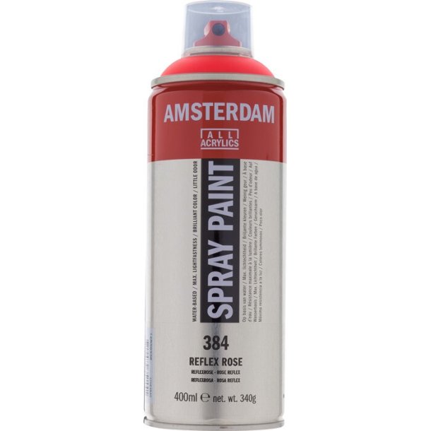 Amsterdam Akrylspray 384 Reflex rose - 400 ml