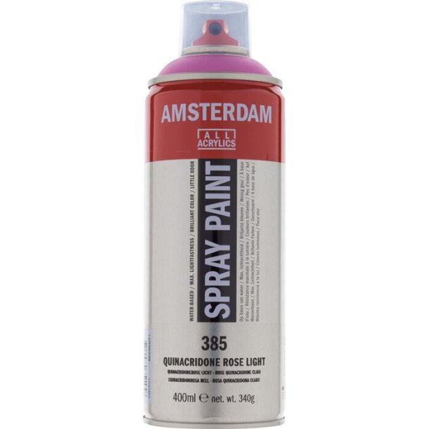 Amsterdam Akrylspray 385 Quinacidone rose Light - 400 ml