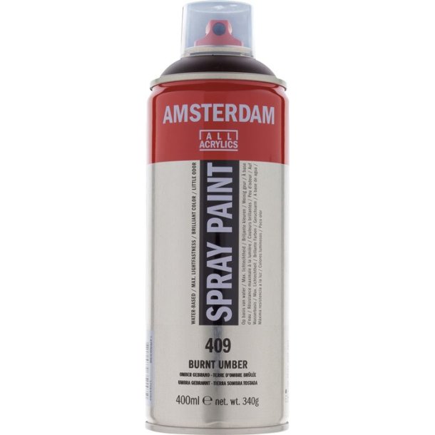Amsterdam Akrylspray 409 Burnt umber - 400 ml