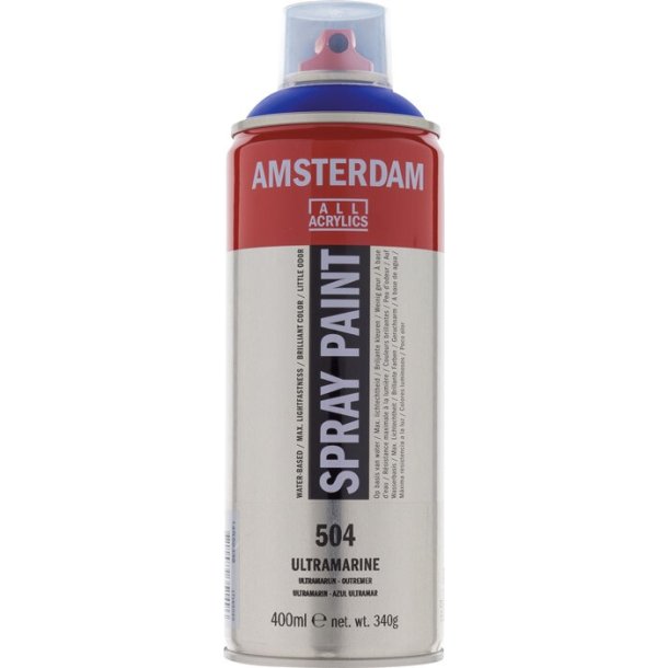 Amsterdam Akrylspray 504 Ultramarine - 400 ml