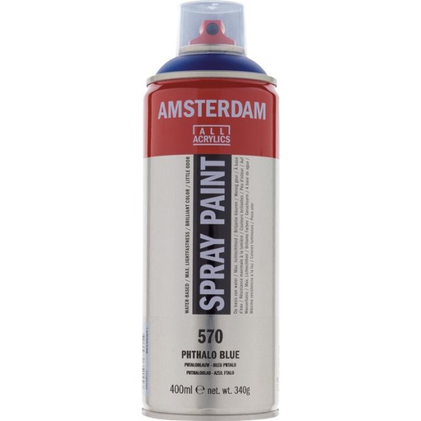 Amsterdam Akrylspray 570 Phthalo blue - 400 ml