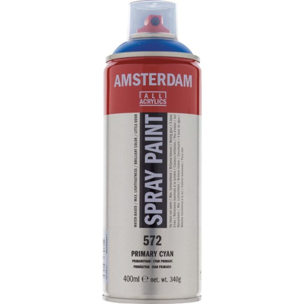 Amsterdam Akrylspray 572 Primary cyan - 400 ml