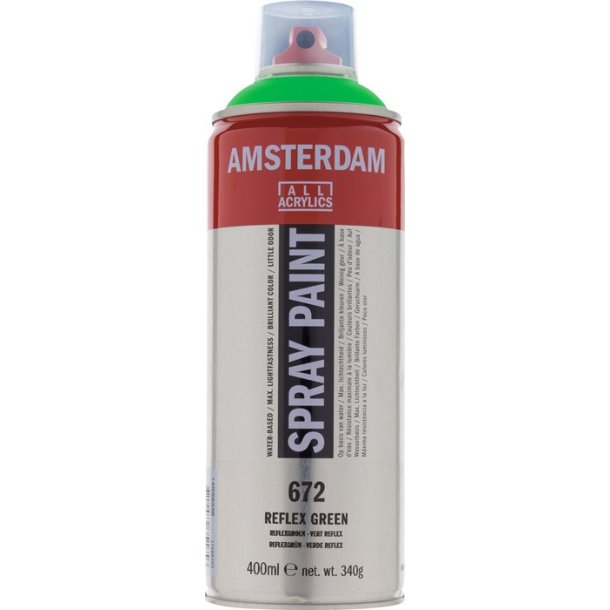 Amsterdam Akrylspray 672 Reflex green - 400 ml