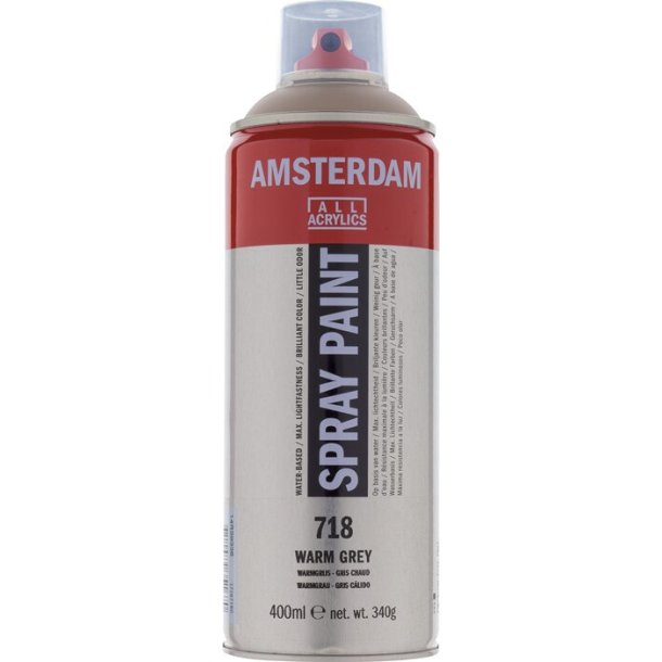 Amsterdam Akrylspray 718 Warm grey - 400 ml