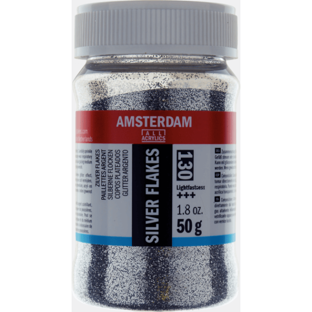 Amsterdam Silver Flakes 50 G 130 