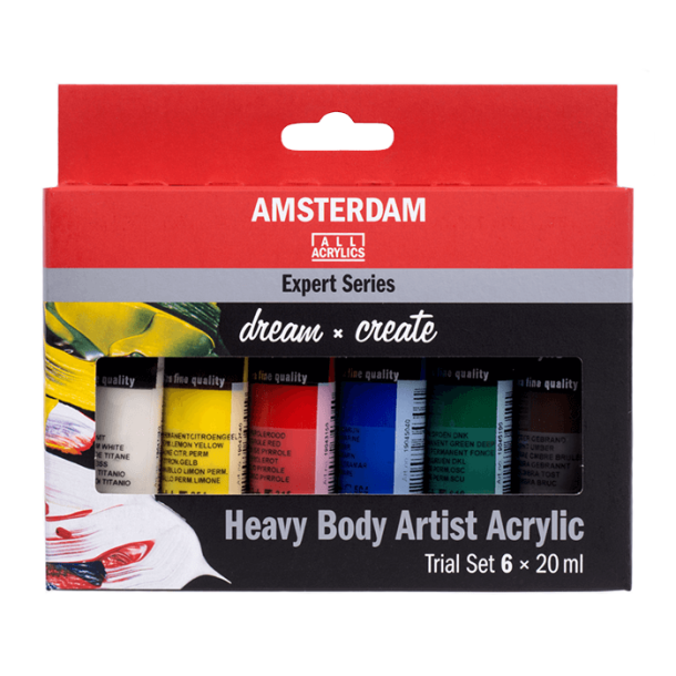 Amsterdam Expert Acrylic Set - 6 x 20 ml