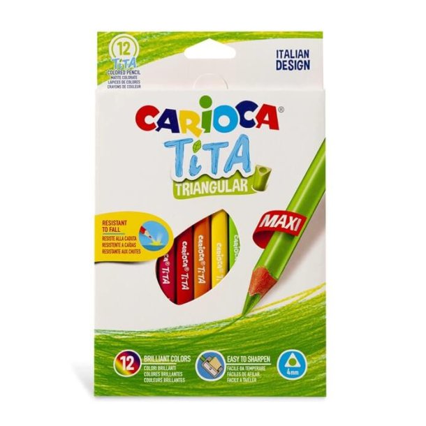 Carioca Trekantede Tita (12 blyanter)
