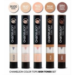 Chameleon  5 Pen Skin tones color tops set