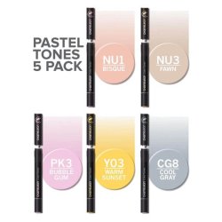 Chameleon 5 Pen Pastel Tones Set