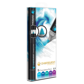 5 Pen Cool Tones Set