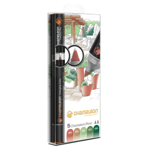 5 Pen Nature Tones Set