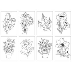 Chameleon Flowers Color Cards