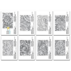 Chameleon Floral Patterns Color Cards