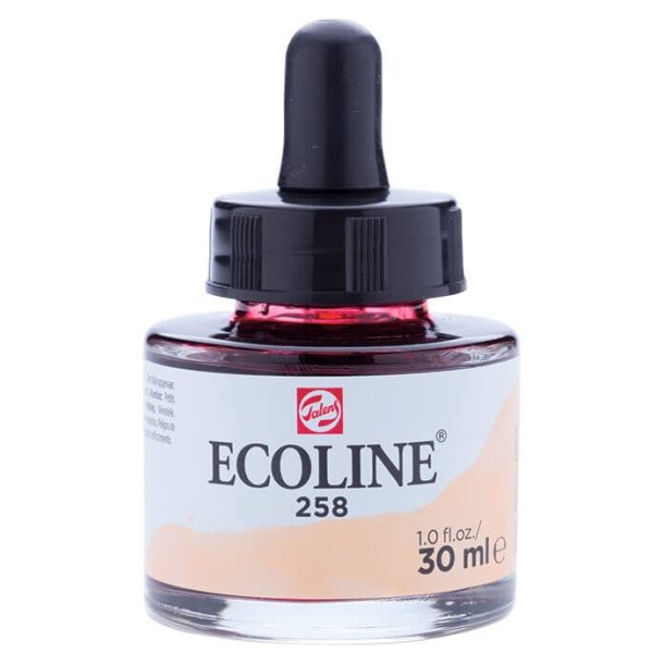 Talens Ecoline akvarellf&auml;rg 258 Apricot - 30 ml 