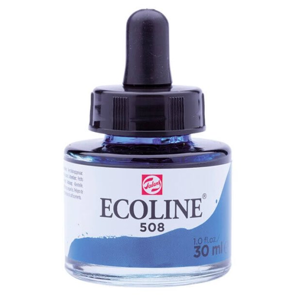 Talens Ecoline akvarelmaling 508 Prussian Blue - 30 ml