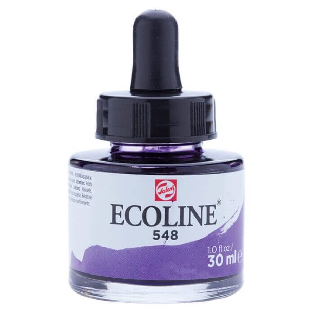 Talens Ecoline akvarellf&auml;rg 548 Blue Violet - 30 ml 