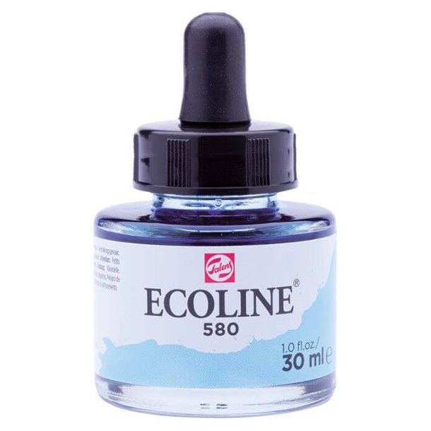 Talens Ecoline akvarelmaling 580 Pastel Blue - 30 ml