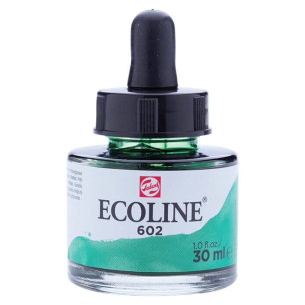 Talens Ecoline akvarellf&auml;rg 602 Deep Green - 30 ml 