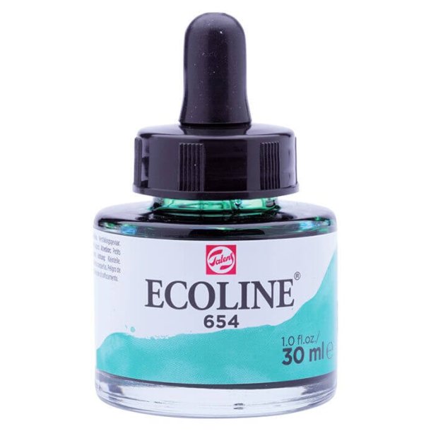 Talens Ecoline akvarellf&auml;rg 654 Fir Green - 30 ml 