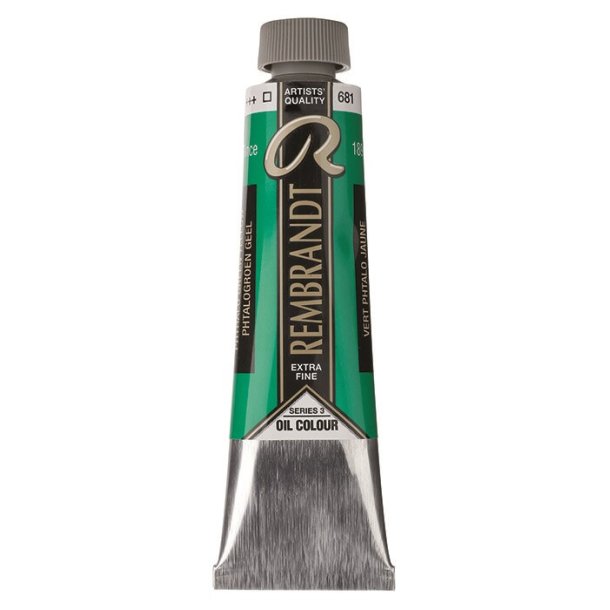Rembrandt Oliemaling 681 Phthalo Green Yellow - 40 ml