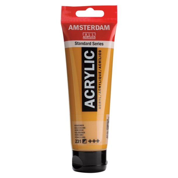 Amsterdam Standard akrylmaling 231 Gold ochre - 120 ml