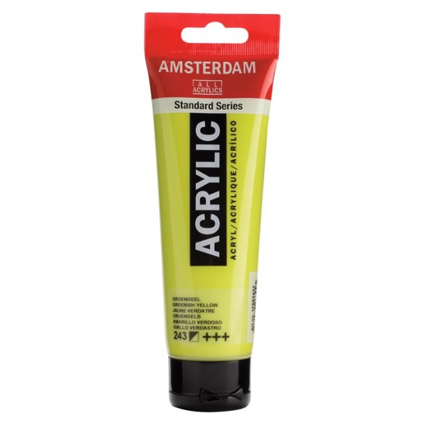 Amsterdam Standard akrylmaling 243 Greenish yellow - 120 ml