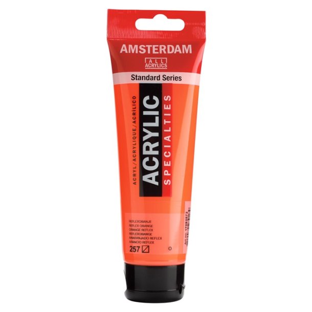 Amsterdam Standard akrylmaling 257 Reflex orange - 120 ml