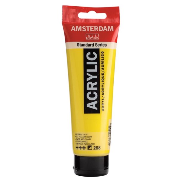 Amsterdam Standard akrylmaling 268 Azo yellow Light - 120 ml
