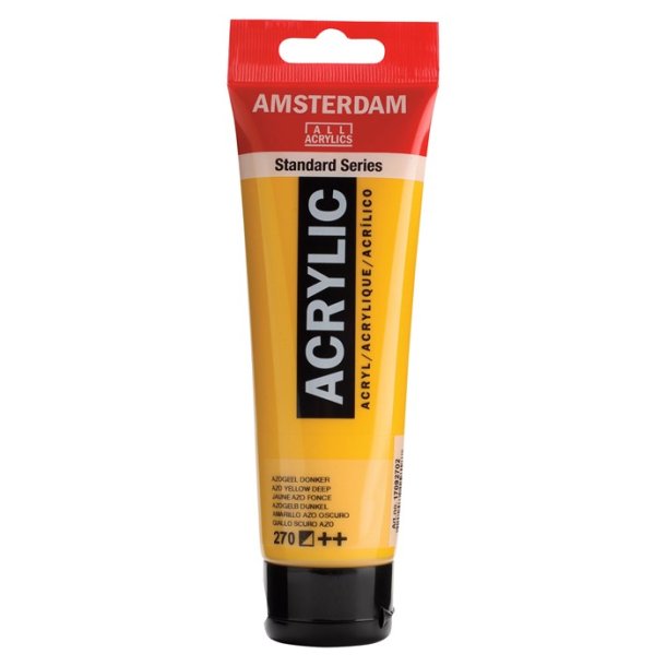Amsterdam Standard akrylmaling 270 Azo yellow Deep - 120 ml