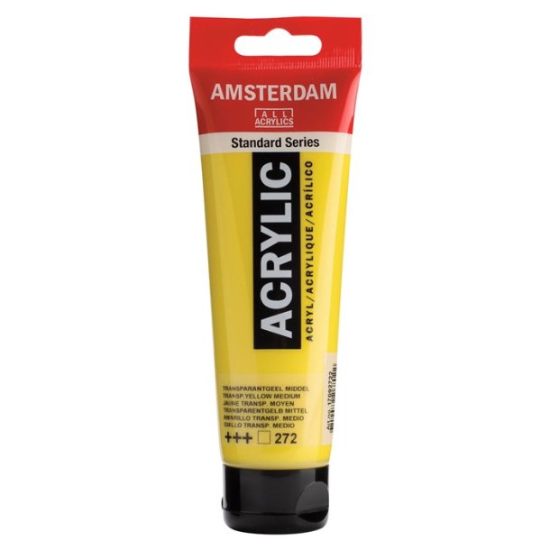 Amsterdam Standard akrylmaling 272 Transparent yellow Medium - 120 ml