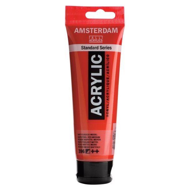 Amsterdam Standard akrylfrg 396 Naphtol red Medium - 120 ml