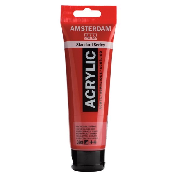 Amsterdam Standard akrylmaling 399 Naphtol red Deep - 120 ml