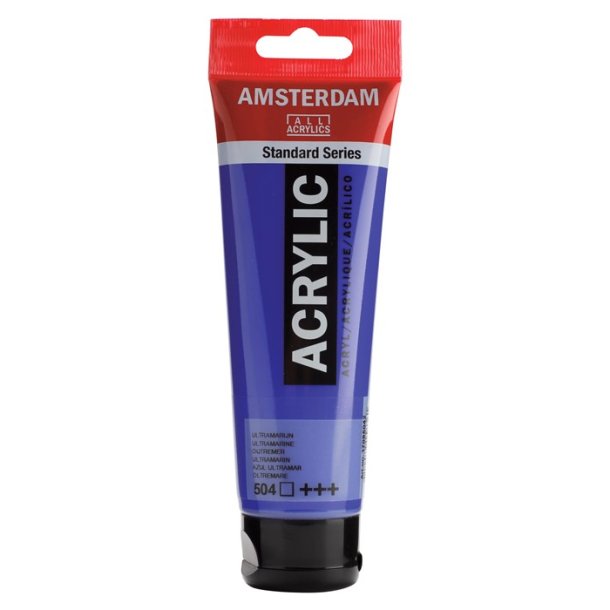 Amsterdam Standard akrylmaling 504 Ultramarine - 120 ml