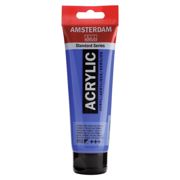 Amsterdam Standard akrylmaling 512 Cobalt blue (ultramarine) - 120 ml
