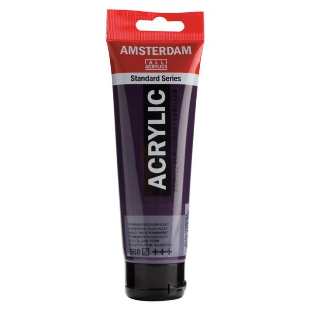 Amsterdam Standard akrylmaling 568 Permanent blue violet - 120 ml