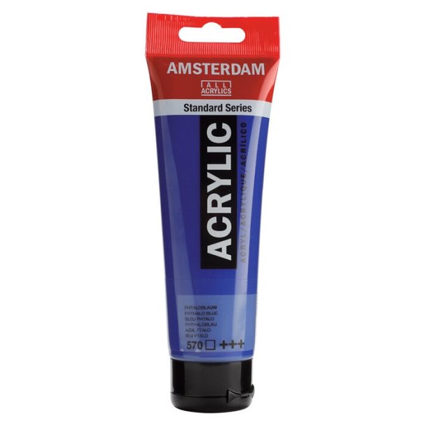 Amsterdam Standard akrylmaling 570 Phthalo blue - 120 ml