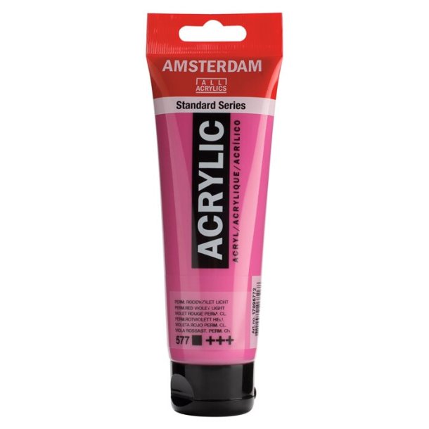 Amsterdam Standard akrylmaling 577 Permanent red violet Light - 120 ml