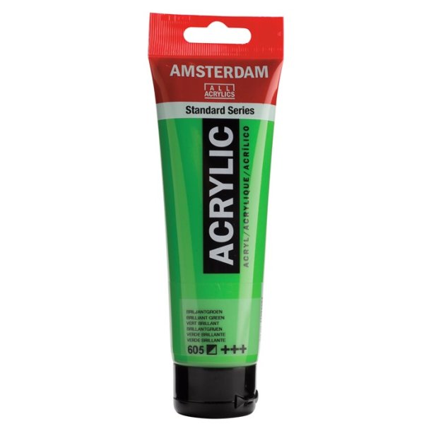 Amsterdam Standard akrylmaling 605 Brilliant green - 120 ml