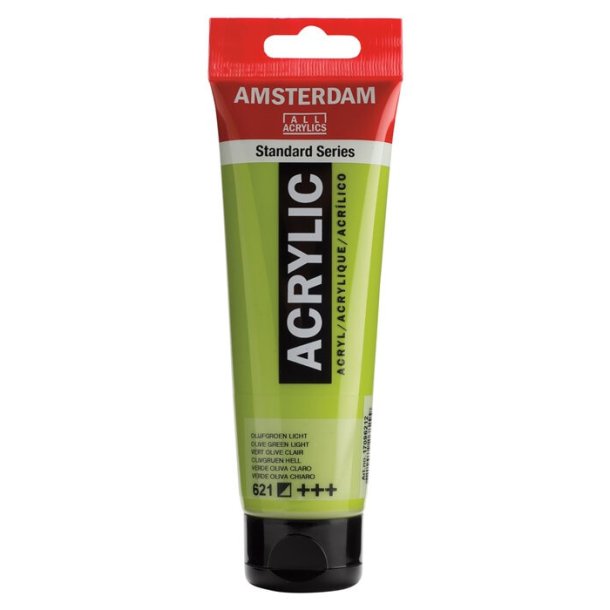 Amsterdam Standard akrylmaling 621 Olive green Light - 120 ml
