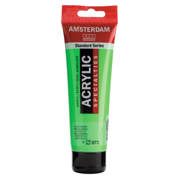 Amsterdam Standard akrylmaling 672 Reflex green - 120 ml